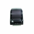 Empress Dispenser for Hardwound Towel Black Mechanical Hands Free EMP7400